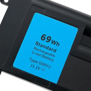 Batterie d'ordinateur portable de remplacement en gros G05YJ 69Wh pour Dell Alienware M14x R3 R4 P39G Y3PN0 8X70T Y3PN0 - Product Image 2