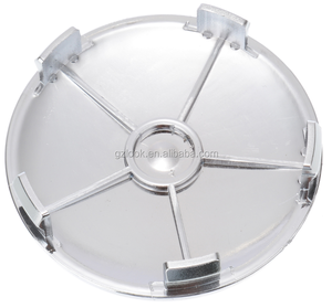 Enjoliveur de roue en aluminium personnalisé de 68mm avec emblème de <span class=keywords><strong>jante</strong></span> de 65mm Autocollants de capuchon de moyeu de voiture - Product Image 1