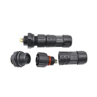 Terminal à souder 3 broches électrique mâle femelle prise étanche 5A Led connecteur d'alimentation M12 assemblage câble connecteur IP68