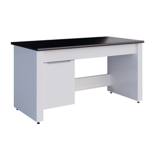 Banco da Lavoro a L in Acciaio Resistente agli Acidi, Facile da Pulire, <span class=keywords><strong>Design</strong></span> da Laboratorio con Armadietto Mobile e Ripiani per Reagenti, Prezzo di Fabbrica - Product Image 3