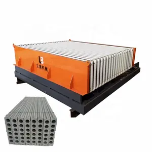 Máquina moldeadora de paneles de pared de núcleo hueco sólido de cemento de hormigón de partición de construcción ligera