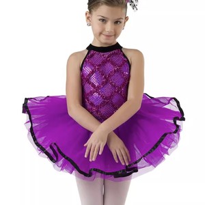 Robe de <span class=keywords><strong>tutu</strong></span> de danse au design unique pour femmes, costume de performance <span class=keywords><strong>coloré</strong></span> pour filles, <span class=keywords><strong>tutu</strong></span> rose pour récital - Product Image 4