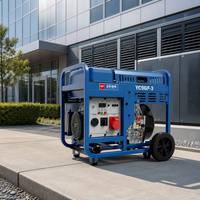 Générateur diesel Yuchai 9 kW YC9GF-3, puissance maximale 10 kW, refroidissement par air, châssis ouvert, avec AVR