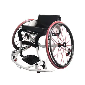 High end lightweight training competition leisure sport active rigid basketball wheelchair for athlete