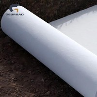 Rouleau de géotextile non tissé en PP/PET, écologique, pour la construction routière et les couches de drainage