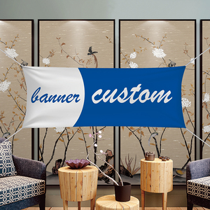 Produit promotionnel grande bannière impression personnalisée <span class=keywords><strong>quatre</strong></span> <span class=keywords><strong>coins</strong></span> métal boucle en cuivre bannière personnalisée - Product Image 2