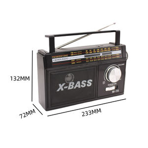 วิทยุพกพาแบบมัลติแบนด์ FM AM SW1 SW2 พร้อมลำโพงในตัว X Bass การรับสัญญาณความไวสูงสำหรับผู้สูงอายุใช้ในบ้านและนอกบ้าน - Product Image 4