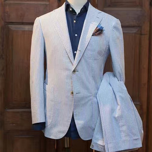 Traje de lona completo para hombre, a medida, para boda, 2 uds., 2023 - Product Image 5