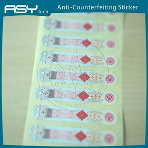 Tùy Chỉnh Thuốc Lá An Ninh Nhãn, <span class=keywords><strong>UV</strong></span> An Ninh Vô Hình Sticker Với Tem Nóng Hologram Phim - Product Image 6