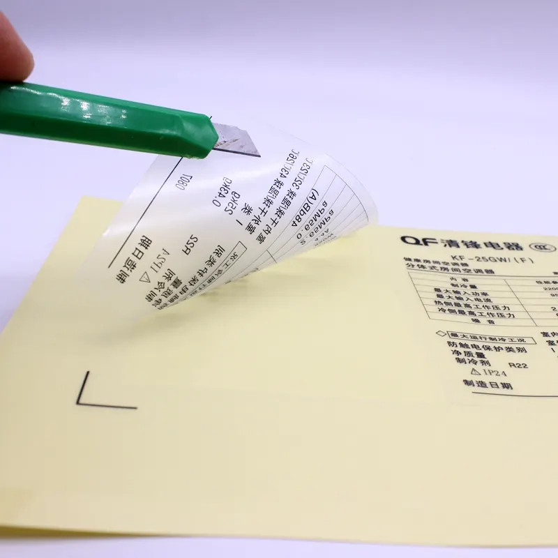 A3กระดาษเคลือบวงกลม3เมตรป้ายโปร่งแสงจูบตัดที่ชัดเจนพิมพ์โลโก้พิมพ์สติกเกอร์ใสสำหรับขวดแก้ว