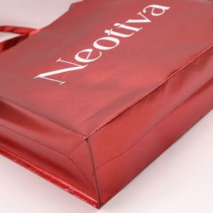 Venta al por mayor logotipo personalizado no tejido fuerte reciclable ecológico serigrafía tamaño mediano <span class=keywords><strong>TDG</strong></span> bolsas de compras <span class=keywords><strong>bolsa</strong></span> de mano - Product Image 5