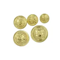 Round Embossed Military Brass Buttons