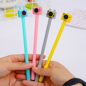 Coreano Papeleria Ecologica Della Novità Sottile Assortiti Colori Superiore della Fotocamera <span class=keywords><strong>Penna</strong></span> Gel Kawaii per I Bambini - Product Image 3