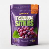 Bolsa con fuelle lateral de aluminio y plástico resellable con cremallera, barrera de oxígeno, grado alimenticio, para pistachos gourmet, 5oz 10oz 20oz, marca privada