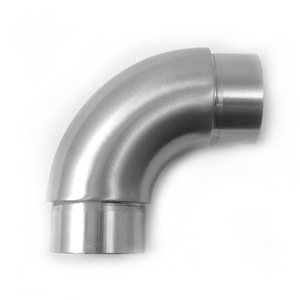 SKU Coude C110197-90 ° pour tube Ø 42.4X2 Acier inoxydable 304 Inox AISI 316 Finition satinée Norme ASTM - Product Image 1