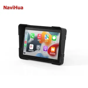 Navihua sıcak satış 5 ''Android radyo DVD OYNATICI GPS navigasyon Video multimedya Stereo kablosuz Carplay ile motosiklet için