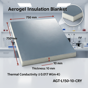 Manta Aislante de Aerogel de 10 mm x 750 mm x 1000 mm |   ≤0.017W/mK |   Para Cadena de Frío y Almacenamiento en Frío |   Airgeltech - Product Image 1