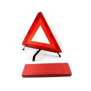 Segnale di avvertimento a triangolo pieghevole di emergenza segnale di avvertimento ad alta riflessione per guasto del veicolo
