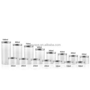 ขวดโหลสำหรับสัตว์เลี้ยงเกรดอาหาร<span class=keywords><strong>แห้ง</strong></span>1L พร้อมฝาอลูมิเนียมสีเงินขนาด10ออนซ์16ออนซ์33ออนซ์300มล. 500มล. 1000กรัม - Product Image 1