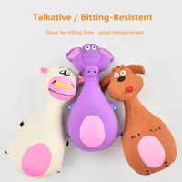 Jouets à mâcher pour chiens en latex résistant aux morsures, amusants et grinçants, pour chiots, interactifs en intérieur, pour le nettoyage des dents, UniLink DT874 OEM et ODM Meow Pet