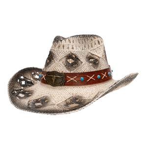 <span class=keywords><strong>Chapeau</strong></span> de paille rétro <span class=keywords><strong>espagnol</strong></span> printemps-été pour hommes et femmes, <span class=keywords><strong>chapeau</strong></span> de cowboy ajouré en herbe, <span class=keywords><strong>chapeau</strong></span> de soleil décontracté à large bord, tissé à la main pour la plage - Product Image 5