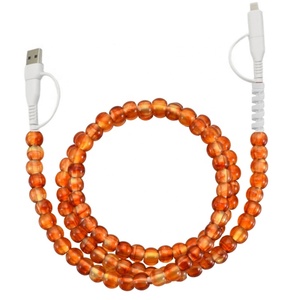 Cables <span class=keywords><strong>de</strong></span> carga al por mayor con cuentas <span class=keywords><strong>de</strong></span> piedras preciosas, cuentas <span class=keywords><strong>de</strong></span> mármol gris, cables <span class=keywords><strong>de</strong></span> teléfono con cuentas <span class=keywords><strong>de</strong></span> piedra <span class=keywords><strong>de</strong></span> jade brillante para cargador - Product Image 4