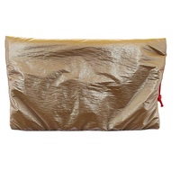 Offre Spéciale cote élevée recyclé unique disponible promotion blanc en gros en nylon sac cosmétique maquillage sac