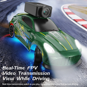 รถดริฟท์บังคับวิทยุ 4WD ขนาด 1:43 2.4G แบบ Full Proportional พร้อมกล้อง ถ่ายภาพได้ มีเอฟเฟกต์แสงและเปลวไฟ ความเร็ว 15 กม./ชม. - Product Image 3