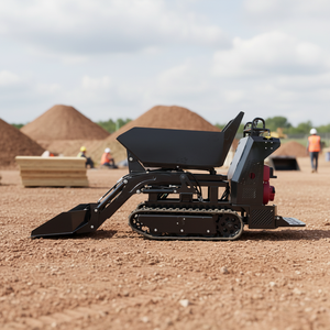 Envío Gratis, Gran Oferta, Mini Camión Volquete Barato, EPA CE EUR5, Autocargable, Mini Dumper con Orugas de Goma - Product Image 1