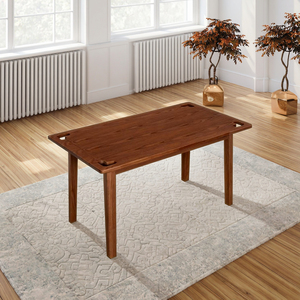 Điều dưỡng <span class=keywords><strong>c</strong></span>ăn hộ nhỏ đồ nội thất bàn ăn hiện đại Nhà gỗ giải trí bàn với trái tim rỗng - Product Image 4