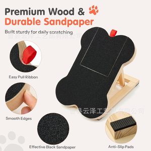 Estante de pared de madera transfronterizo para gatos, perchero de pared para mascotas, cama colgante de pared para descanso de gatos - Product Image 4