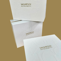 Élégante Boîte Couvercle et Fond avec Gaufrage à Chaud sur le Col, Emballage de Luxe pour Bougie, Parfum, Cadeau de Mariage, Boîtes Personnalisées avec Logo