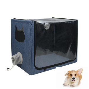 折りたたみ式小型ペット酸素吸入ボックス折りたたみ式猫ICUケージ犬の咳呼吸器疾患治療ペット用乾燥ボックス - Product Image 3