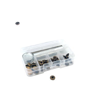 Factory Wholesale Snap <strong>Buttons</strong> 4-Piece Metal Snap <strong>Buttons</strong> for Clothing - Product Image 1