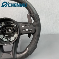 Pièces automobiles, volant en fibre de carbone AMG pour Mercedes Benz GLA CLS C300 E63 W222 Classe A Classe C W213 W203 W205