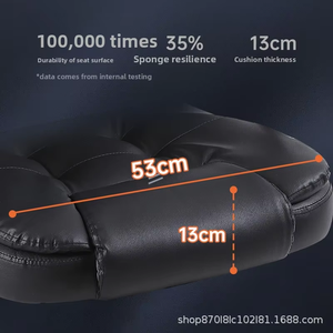 Prix d'usine bon marché chaise de <span class=keywords><strong>bureau</strong></span> à dossier haut réglable en cuir PU chaise de travail de <span class=keywords><strong>bureau</strong></span> ergonomique avec roues - Product Image 3
