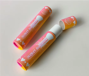 หลอดบรรจุภัณฑ์กระดาษแข็งแบบ100% ภาชนะเครื่องสำอางสำหรับลิปกลอสหลอดกระดาษลิปบาล์มแบบดันทรง - Product Image 4
