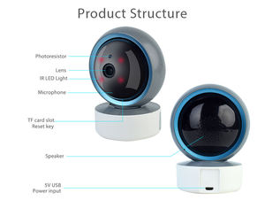 กล้องวงจรปิดภายในบ้าน TY-Z4 3MP 2.4GHz WiFi กล้องดูแลเด็กอัจฉริยะ พร้อมระบบติดตามอัตโนมัติ บันทึกวิดีโอ 24/7 - Product Image 3