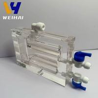 Cellule à écoulement acrylique à filetage G3/4-Chambre d'analyse du chlore résiduel-Usinage de précision CNC pour les tests de qualité de l'eau
