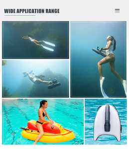 Propulsor de Buceo con Batería Desmontable de 16000 mAh y Motor sin Escobillas de 700 W para Buceo Libre y <span class=keywords><strong>Pesca</strong></span> <span class=keywords><strong>Submarina</strong></span> - Product Image 3