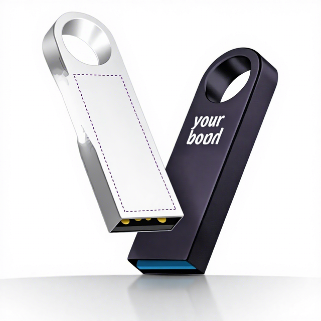 Premium Metal USB 3.0 Flash Drive 64GB USB 3.0/2.0 Compatible High-Speed with Elegant Keychain 1-Year Warranty Model SE9