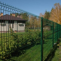 Hoge Kwaliteit Pvc-Gecoate Stalen Frame 3d Cover Gelaste Gaas Veiligheidshek Boerderij Sportpoort Lage Rail Hek