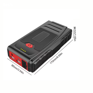 Démarreur de batterie compact et léger 12V 5400-10000mAh, Power Bank et booster de batterie de voiture pour urgences routières - Product Image 3
