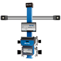 Máquina de Alineación de Ruedas Digital Profesional de Alta Precisión AUTEC 3D para Taller de Reparación de Automóviles con Cambiador de Neumáticos