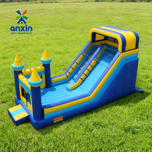 Château <span class=keywords><strong>gonflable</strong></span> sur le thème de la voiture impressionnante avec toboggan intérieur spacieux pour le jeu actif toboggan avec pente douce convient aux petits - Product Image 3