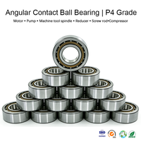 3205-2RS Angular Contact Ball Bearing 25x52x15mm Double Sealed High Speed Precision for Machine Tool Motor
