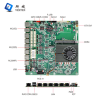 Placa Base Firewall Intel N97 6 Intel I210AT LAN DDR4 32G M.2 Windows10 11 Linux Pfsense Servidor Placa Base Industrial