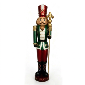 Green Uniform Soldier with Scepter & LED Lights - Product Image 1