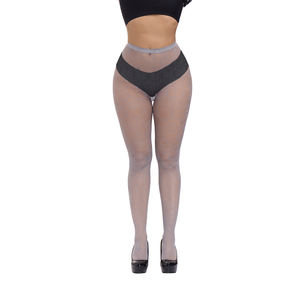 Collants résille en nylon XXXL pour femmes grasses, bonneterie Jacquard grande taille, bas en maille, lingerie transparente - Product Image 6