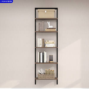 מדף ספרים מעץ מינימליסטי נייד קטן בהתאמה אישית, 0.6 מטר עם 6 מדפים לבית, למשרד, למחסן ולדירה - Product Image 5